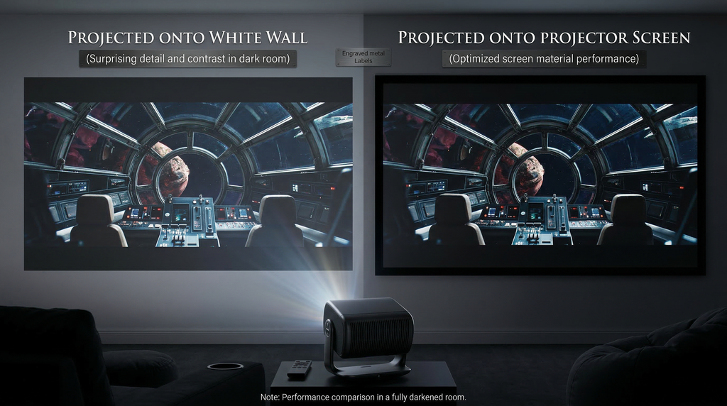 Can a Projector Work on a White Wall Without a Screen?