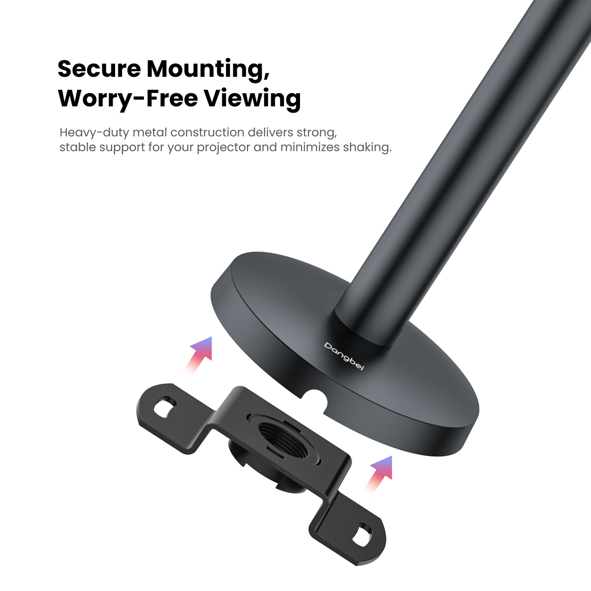 Dangbei Adjustable Projector Ceiling Mount - Universal 1/4
