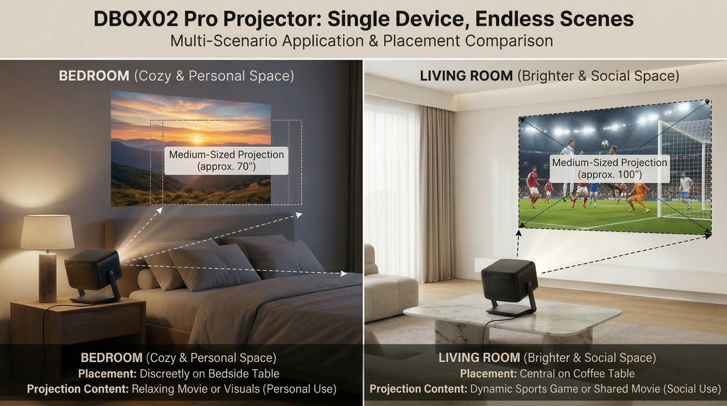Best Projector for Bedroom and Living Room for Home Cinema