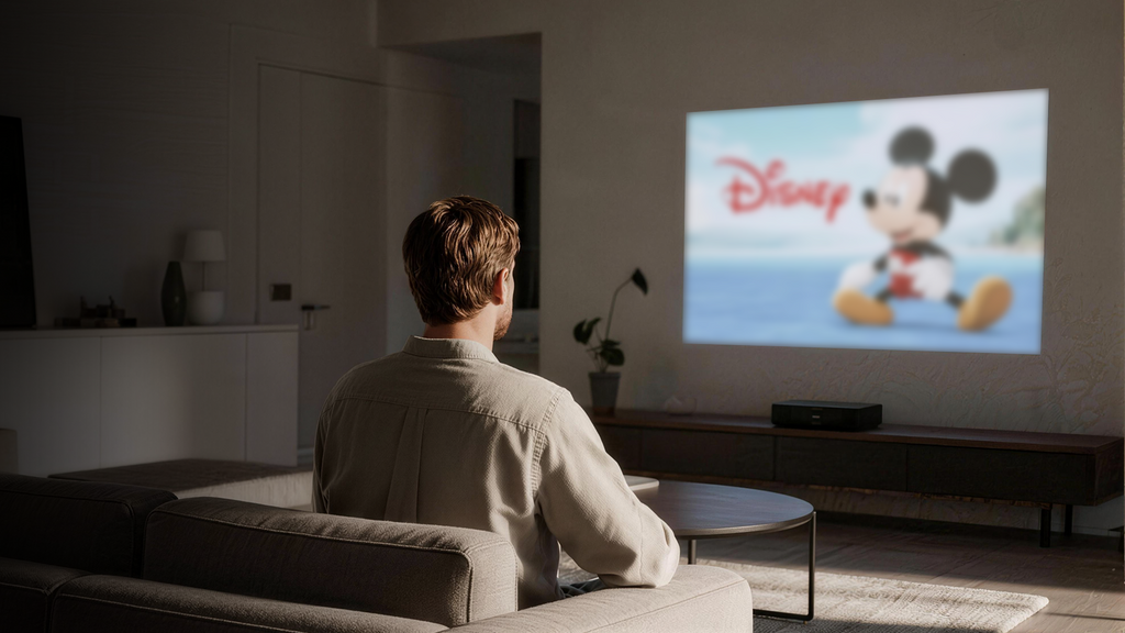 Why can't I watch Disney on my projector?