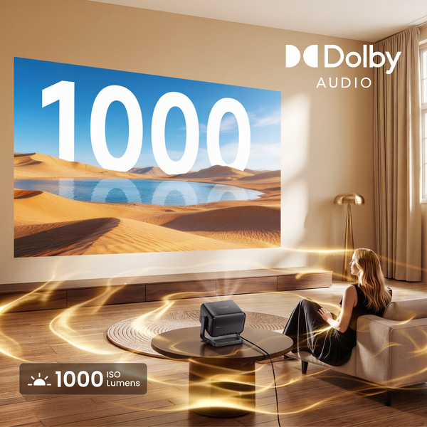 Flagship 1000 ISO Lumens Brightness for Daytime Viewing