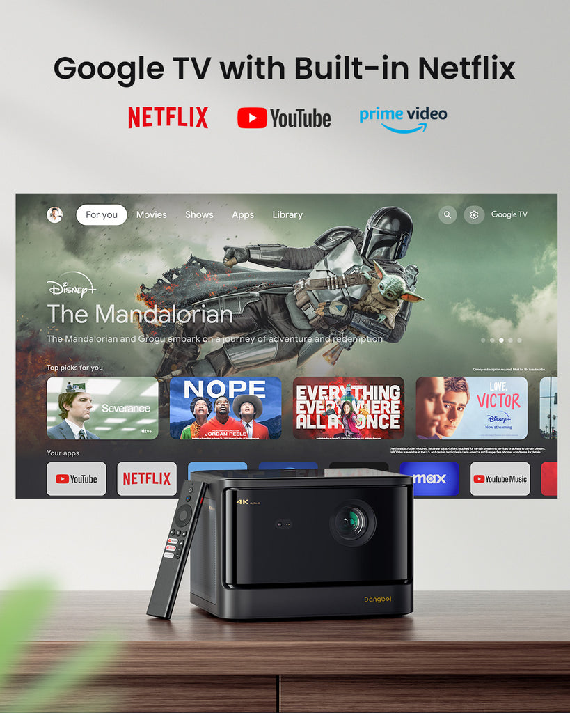 Dangbei DBOX02 (Mars Pro 2) Google TV 4K Laser Projector Licensed