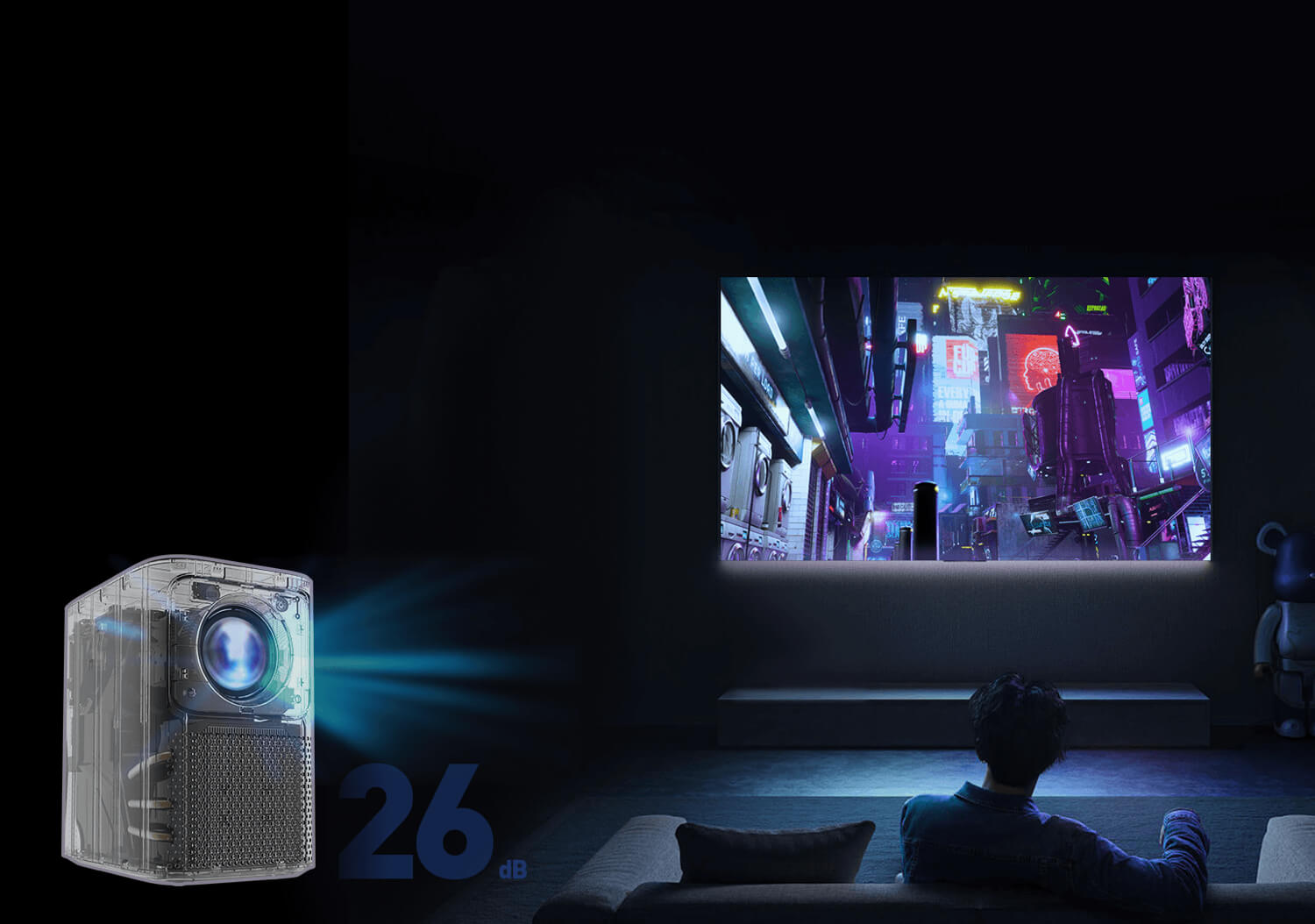 Emotn N1 Netflix-Certified Smart Projector with Built-in Bluetooth