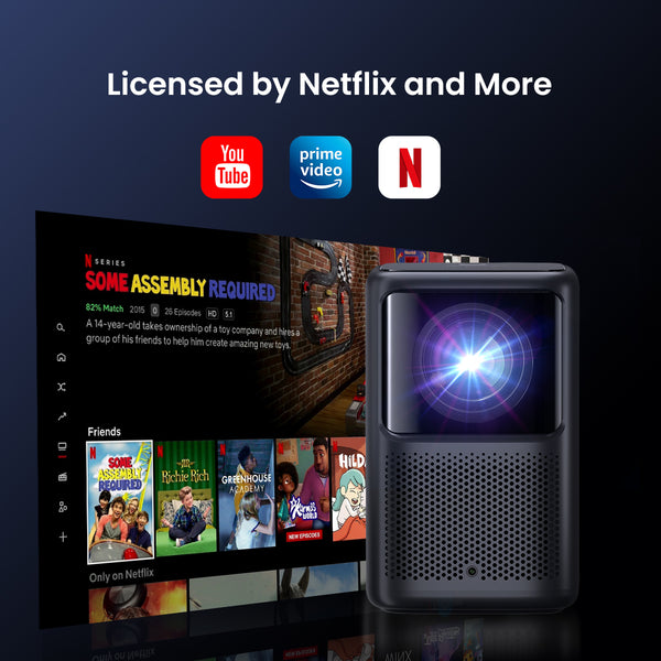 Dangbei N2 bundle - enjoy 1080P resolution and native Netflix streaming anywhere.