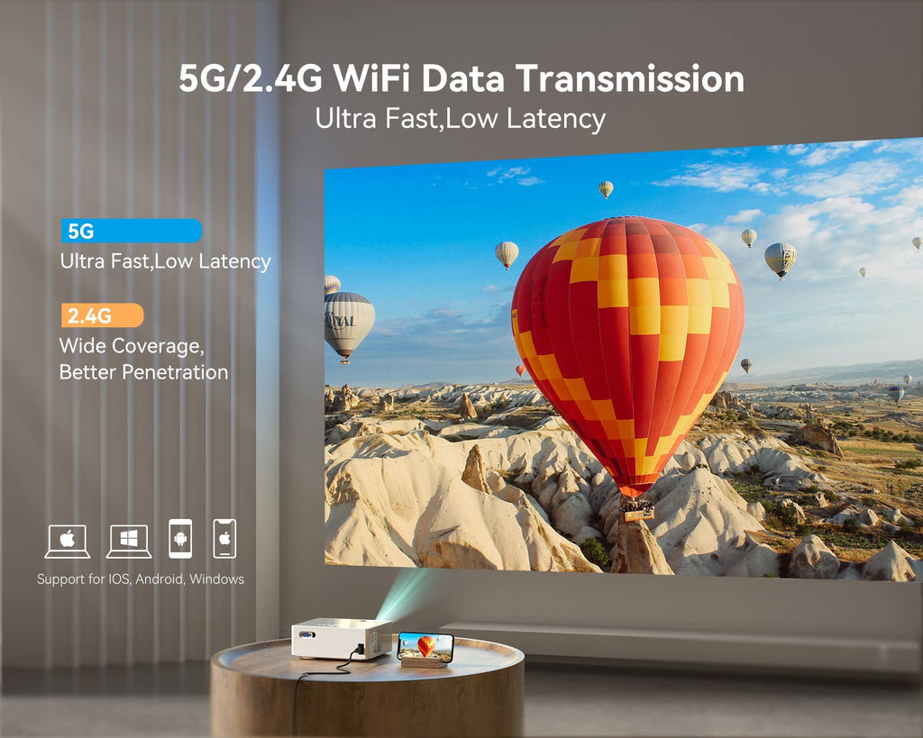 【美品】Dangbei Emotn N1 Projector Emotn N1 Netflix-Certified Smart Projector with Built-in Bluetooth