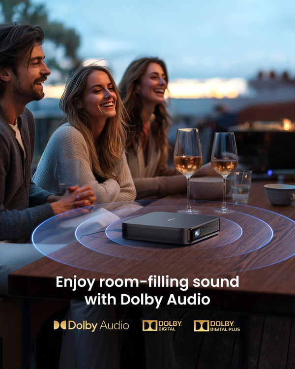 Dangbei Atom Dolby Audio and built-in speakers