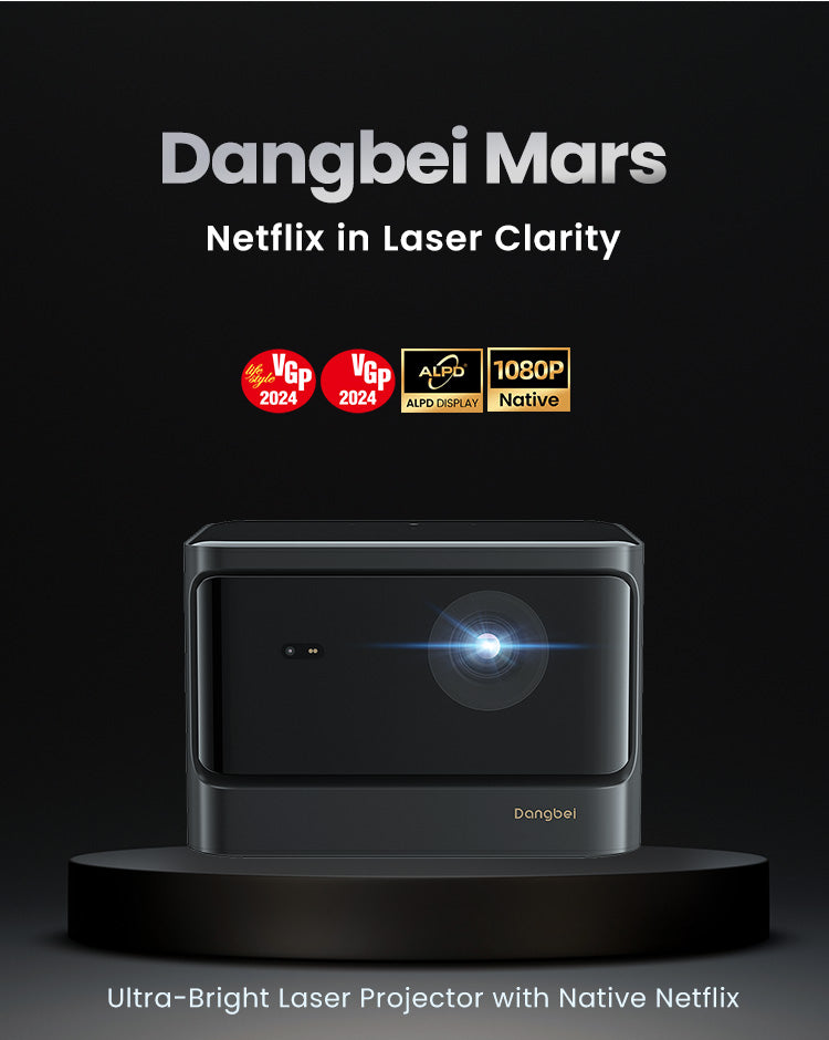 Dangbei Mars 1080p Laser Projector with Native Netflix | Dangbei US